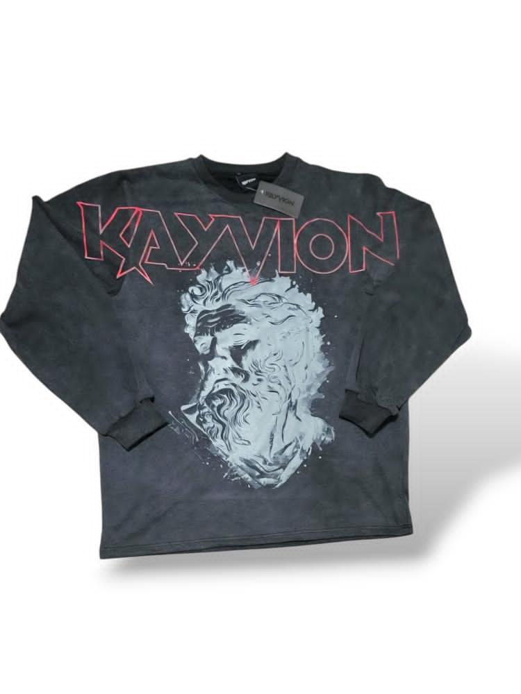 KAYVION™ Zeus Graphic Tee ( Black )
