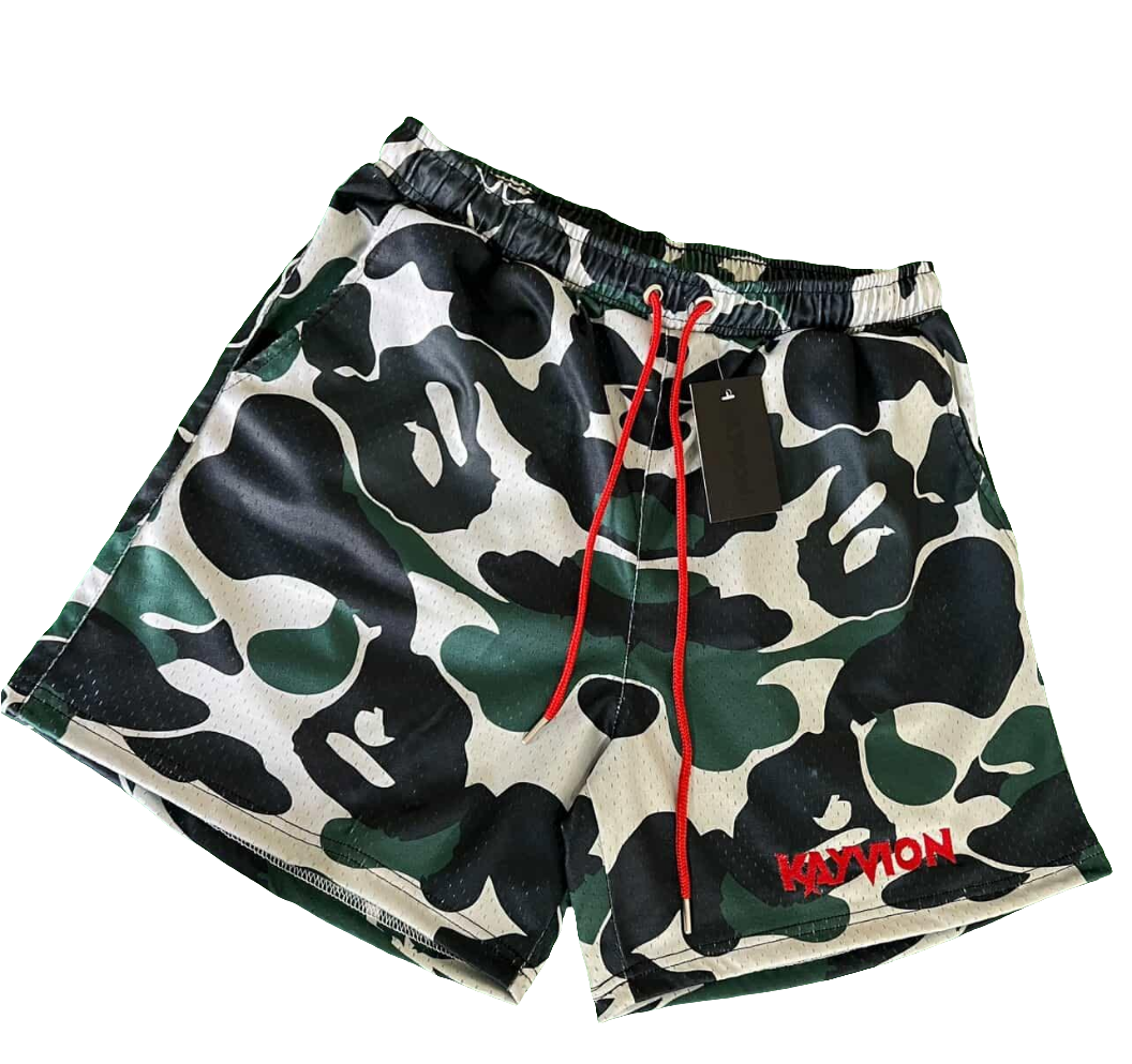 KAYVION CAMO SHORTS