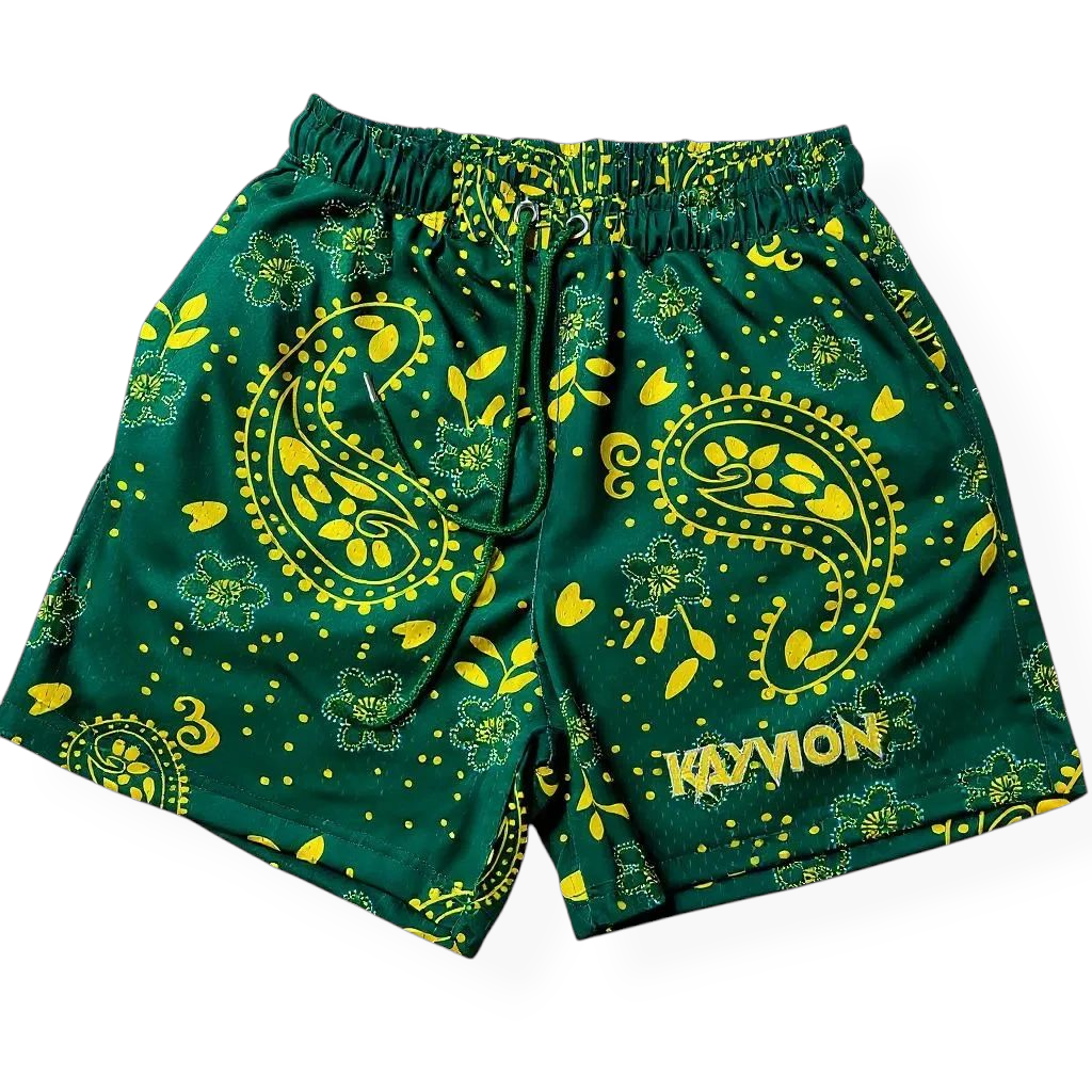 KAYVION PAISLEY PRINT SHORTS