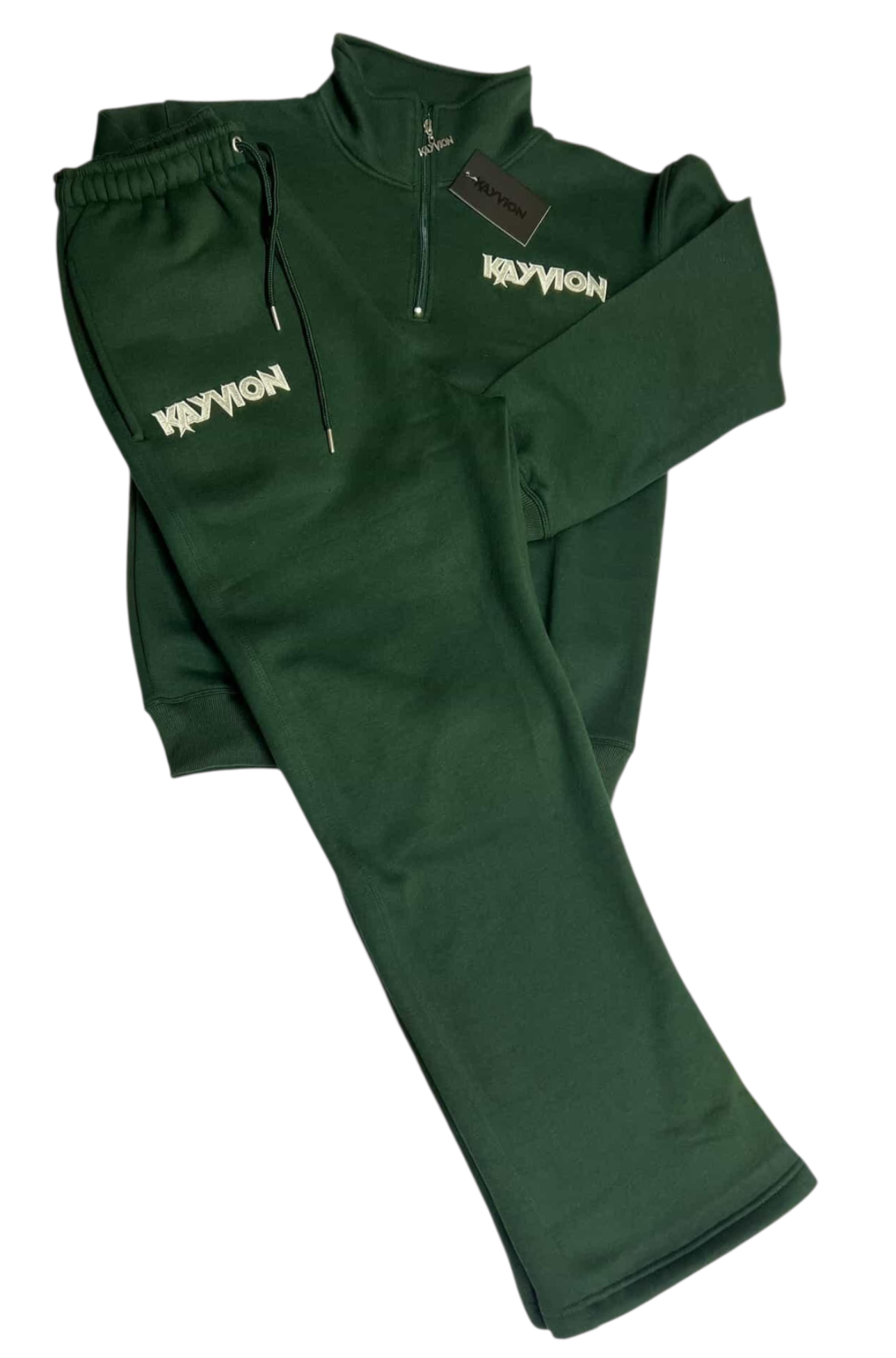 Quarter zip & Macha set