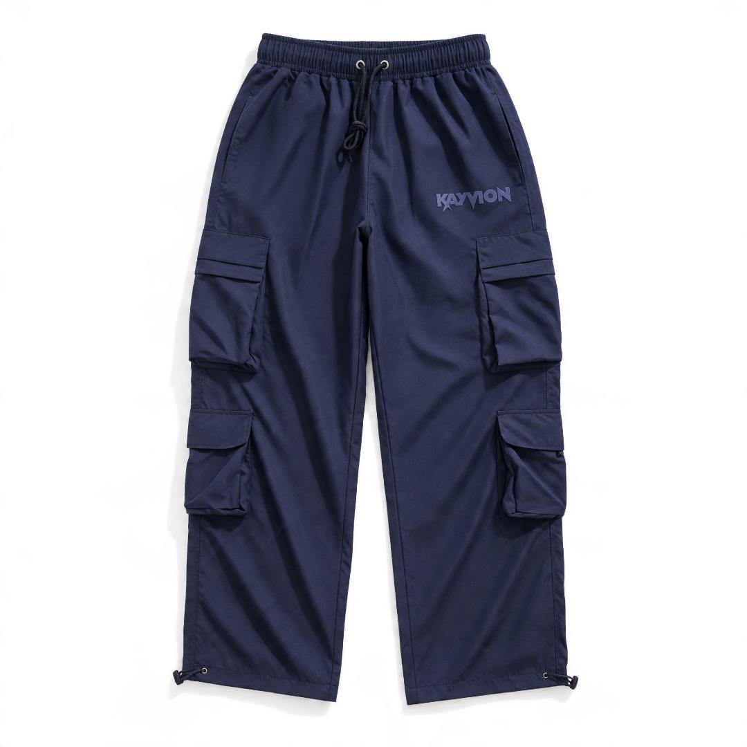 NAVY QUAD POCKET PANTS