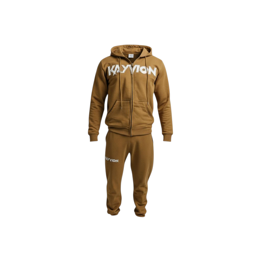 CARAMELIZED KAYVION SWEAT SUIT