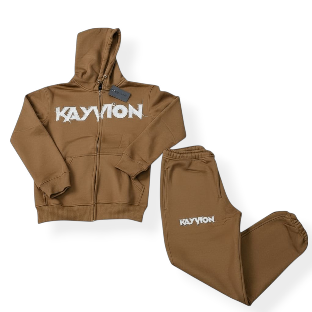 CARAMELIZED KAYVION SWEAT SUIT