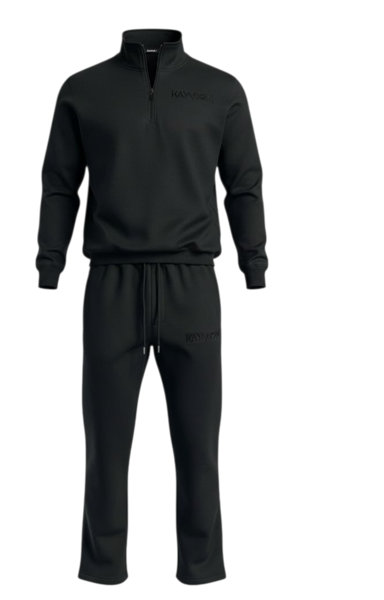 BLACK CAT KAYVION QUARTER ZIP