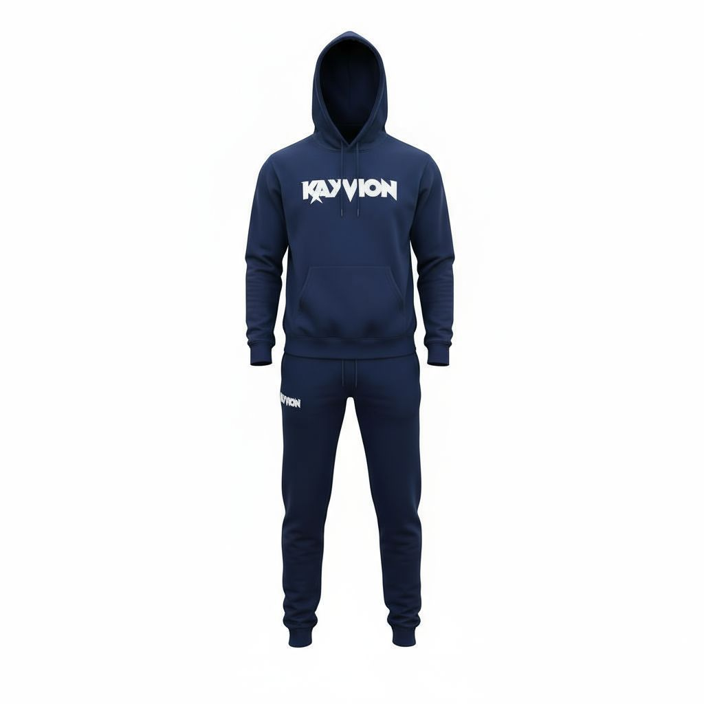 NAVY KAYVION SWEAT SUIT