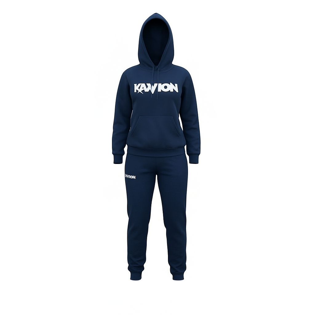 NAVY KAYVION SWEAT SUIT