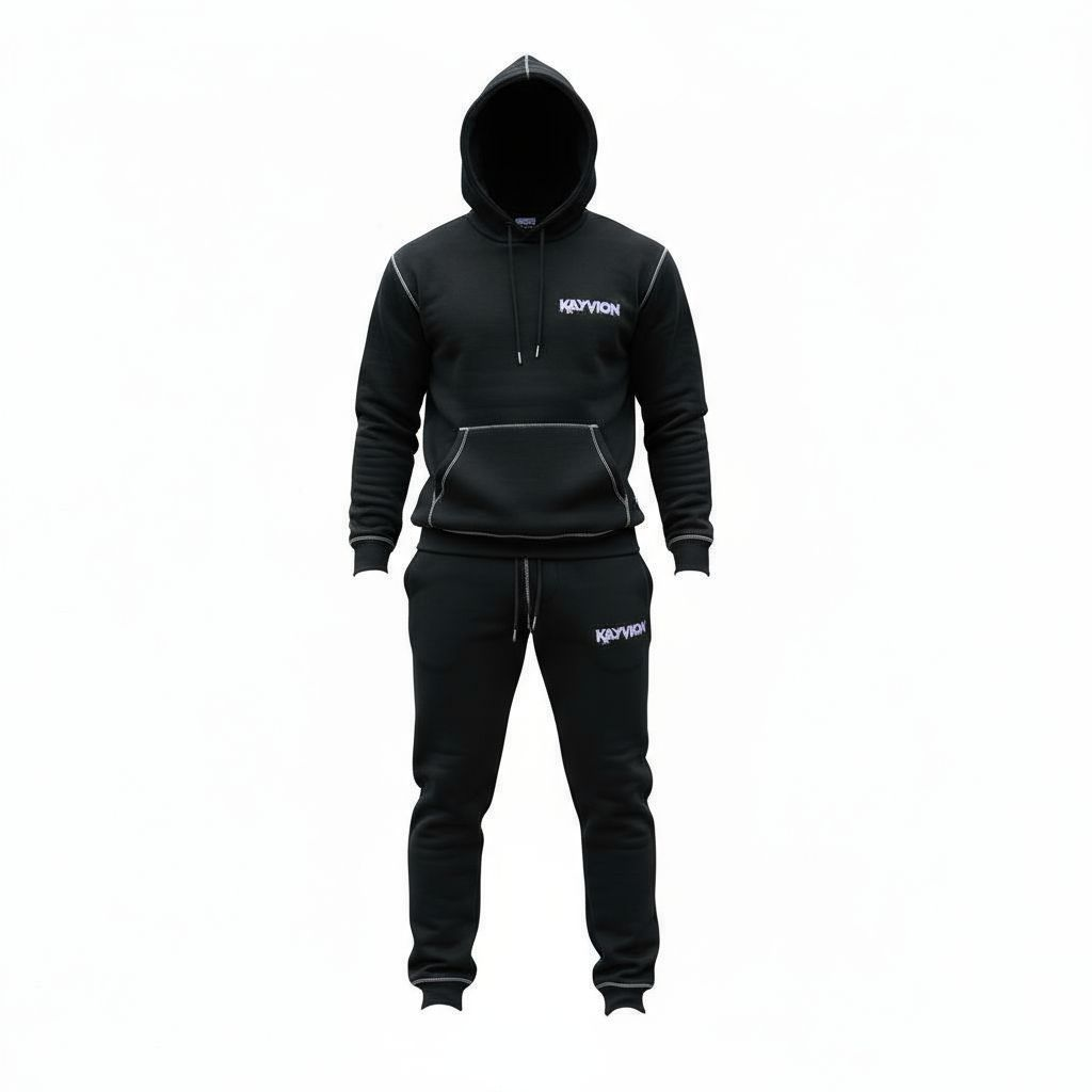 Reverse stitched KAYVION SWEAT SUIT